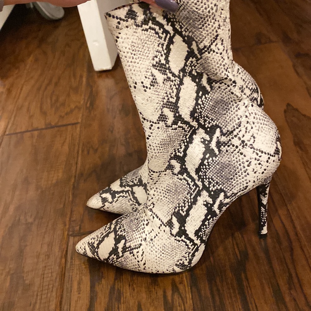 Steve Madden Whimsy Snakeprint Booties - image 5